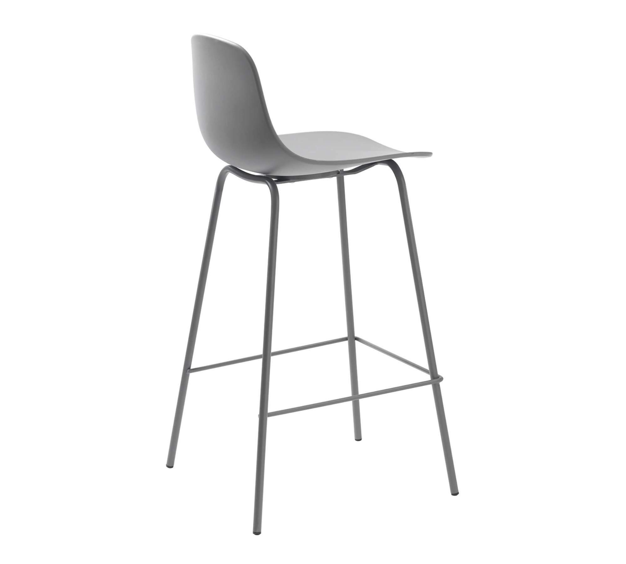 Bar stool plastic metal powder-coated 4