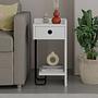 Sirius Bedside Table Right White 6