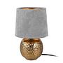 Table lamp velvet ceramic 1-light 1
