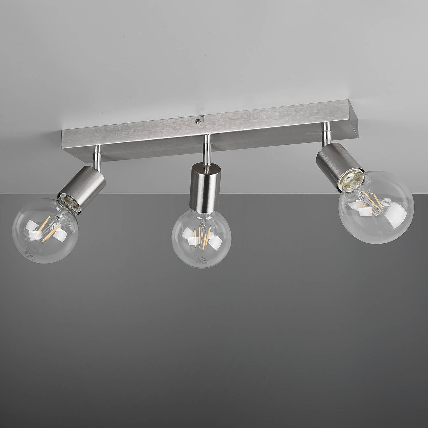 Vannes Ceiling Light Iron Silver 3-light 2