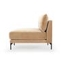 Vincent 1-Sitzer Sofamodul Velour Matt Beige 2