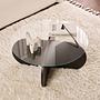 Aeris Coffee table Woodblack Smoke Ø75cm 3