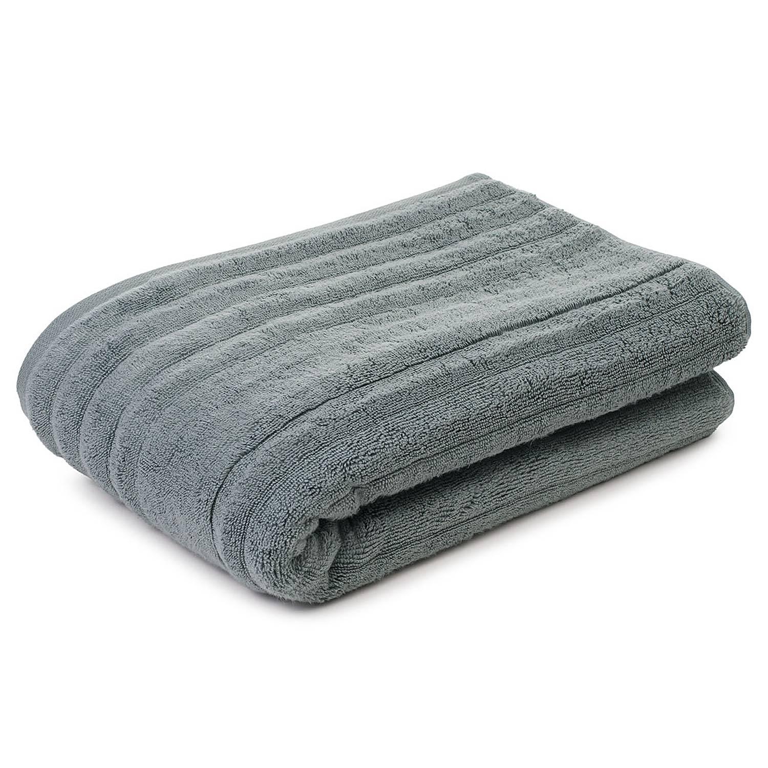 Milan Shower Towel Bamboo Cotton Green 70x140cm  1