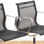 Alu Chair EA 108 Drehbar Netzgewebe Schwarz 3