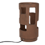 Angoli Tischlampe Keramik Braun 3