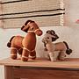 Billy Cuddly Toy Goat Organic Cotton Brown 3
