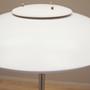 Stehlampe Metall Weiß 1970er Jahre 5