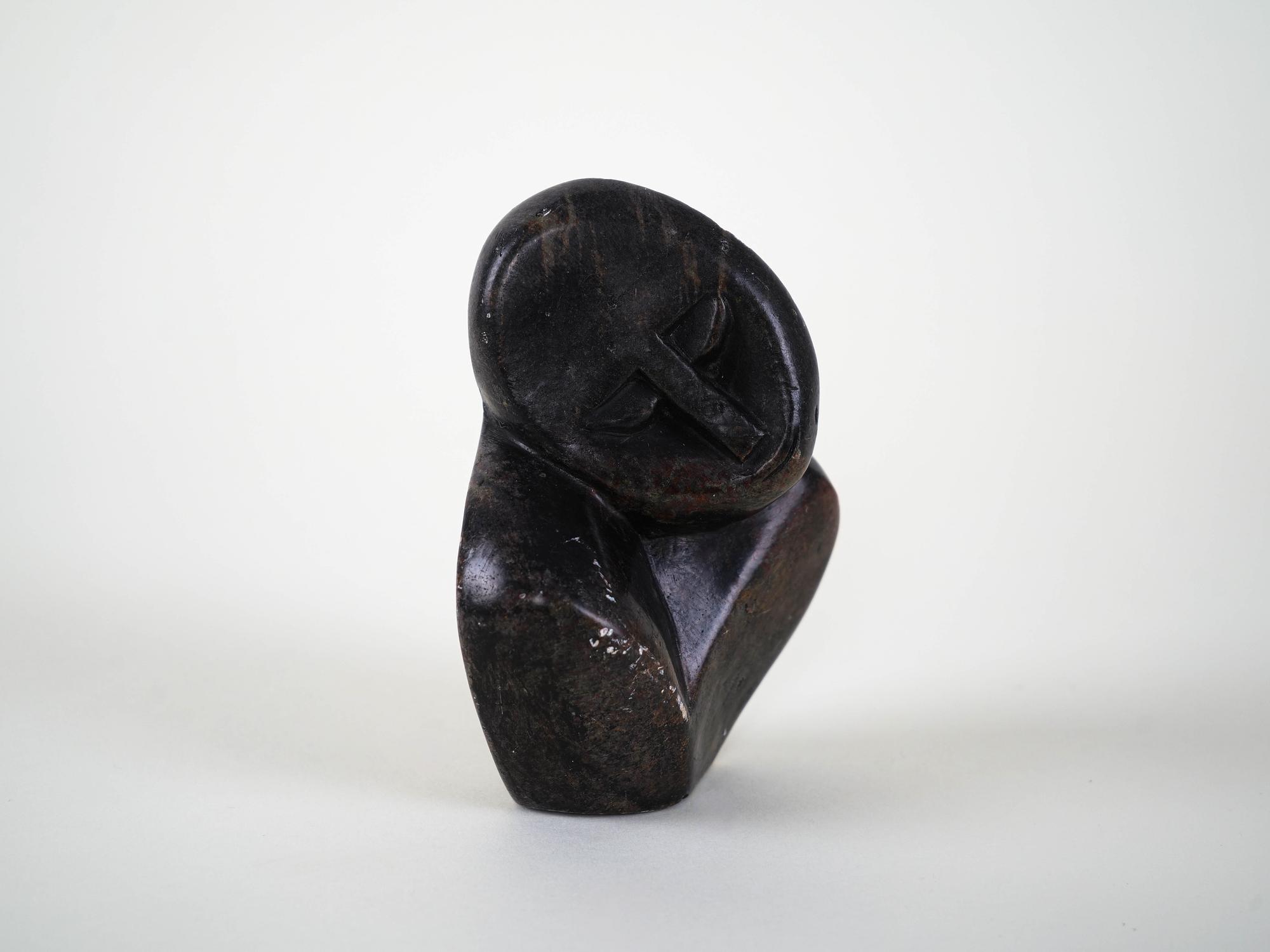 Abstract Stone Sculpture 1980s 4
