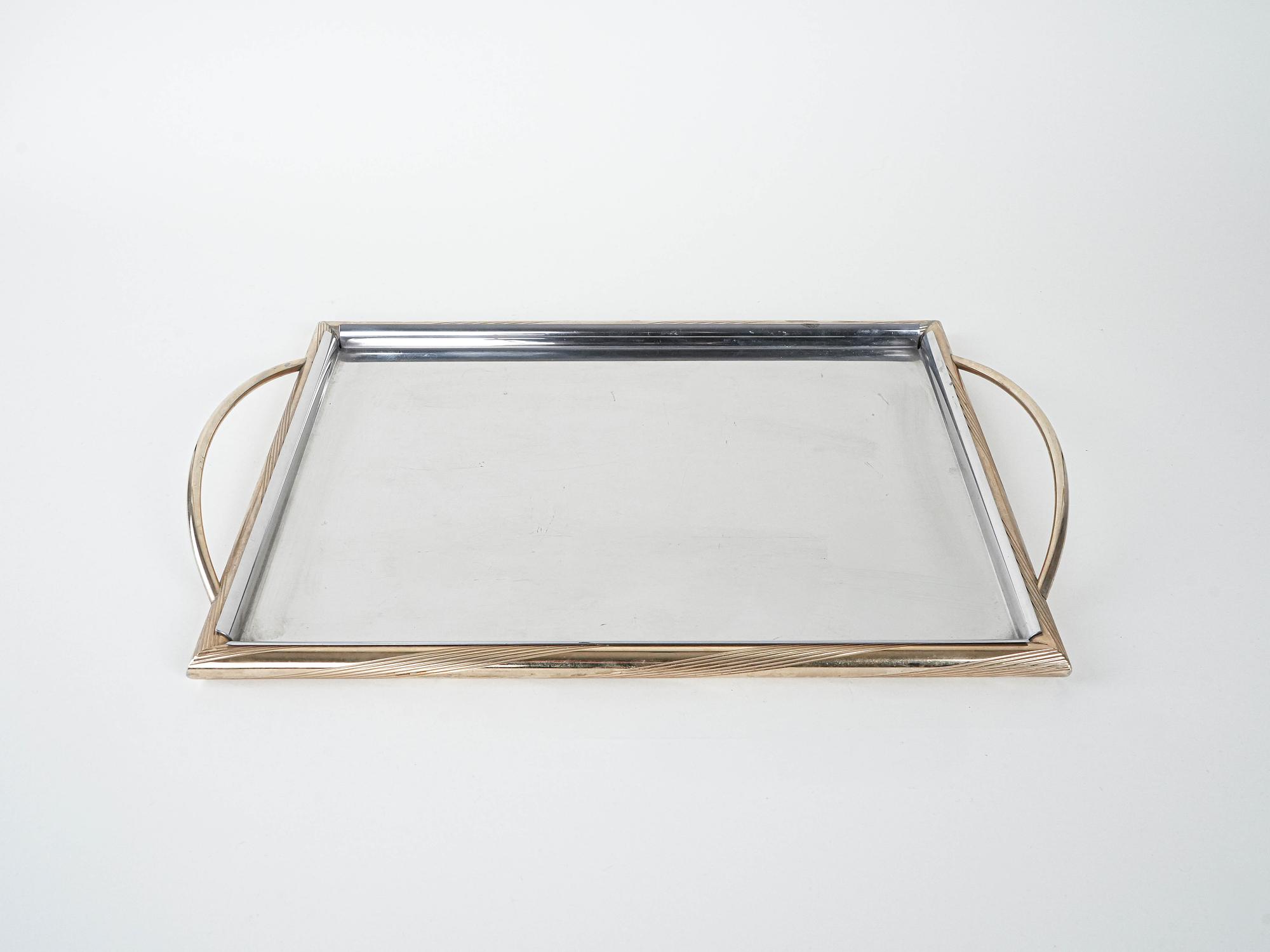 Stainless steel tray silver 2