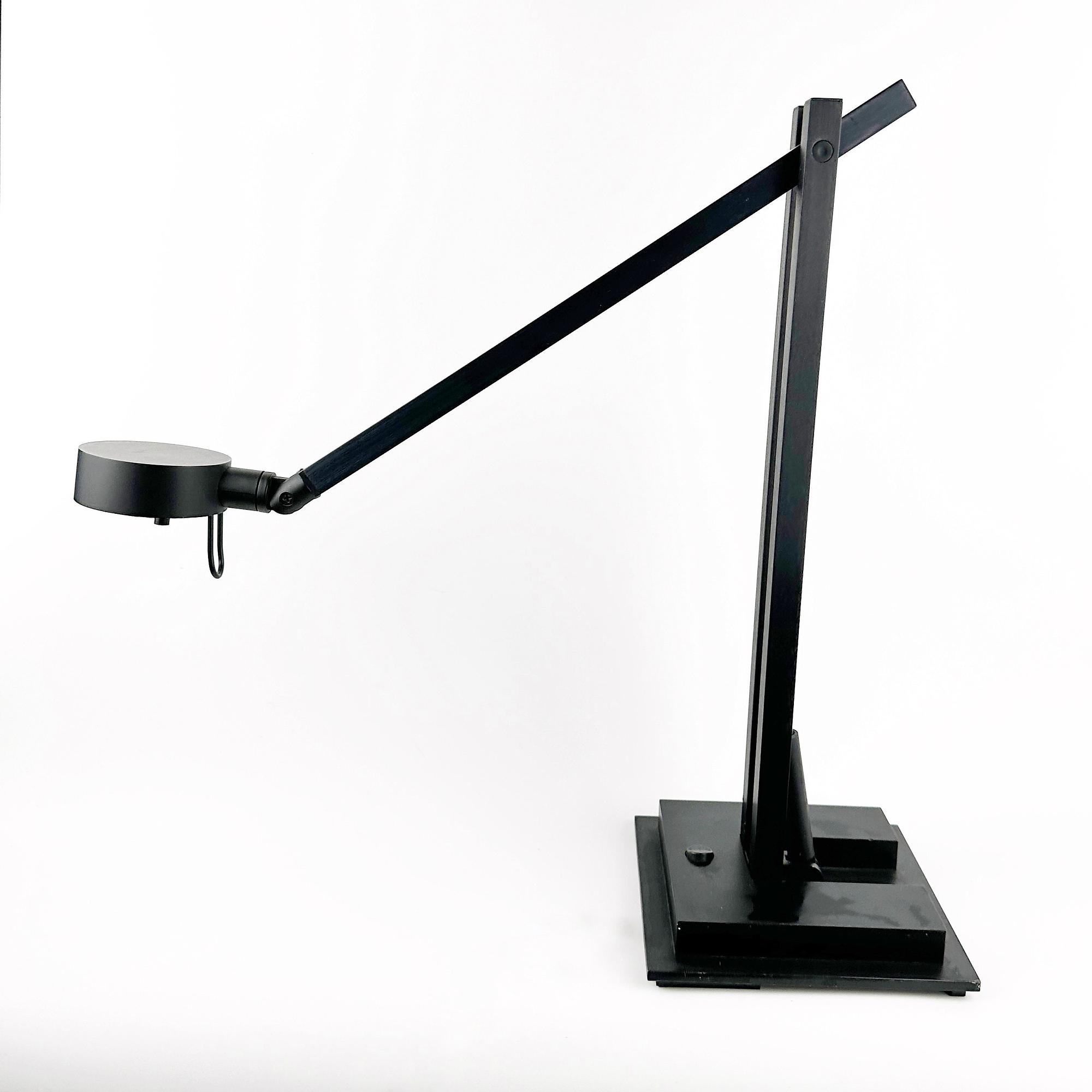 Vintage architect's desk lamp black 1980s 1