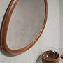 Wall mirror walnut brown 7