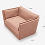 Svanen Loveseat Floki Lachsrosa 06 5
