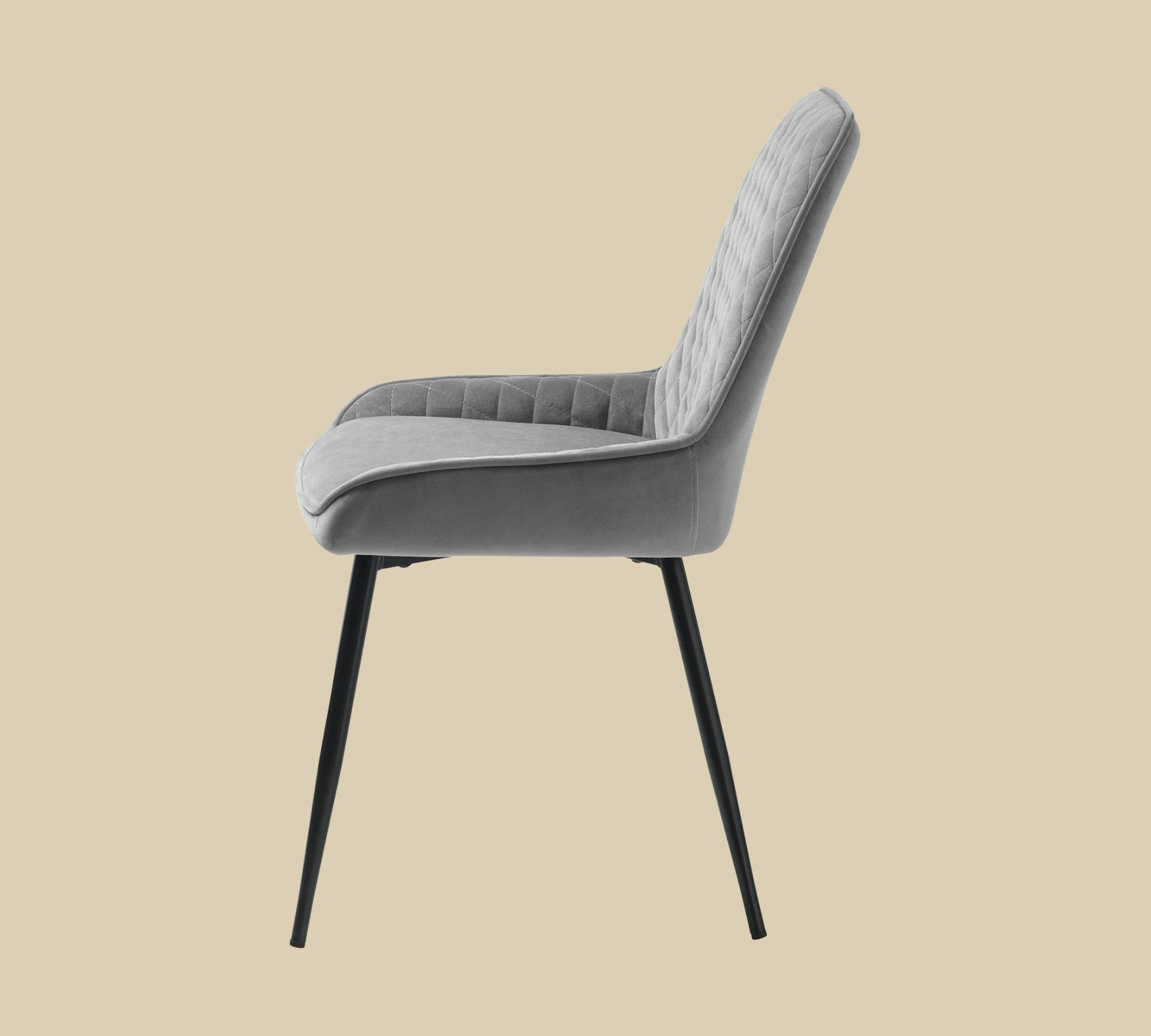 2x Dining chair Grey 2