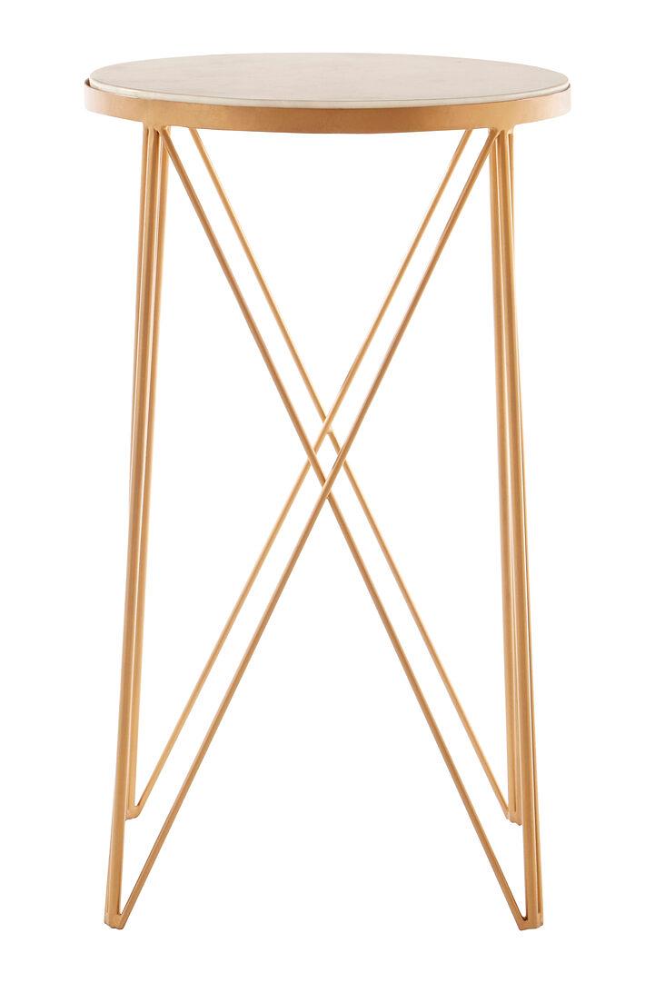 Beistelltisch Shalimar mit goldenen Beinen
 4