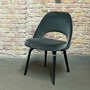 6x Saarinen Conference chairs Velvet Wood Grey 6