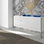 Sideboard Glas Weiß 6