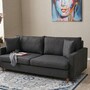 Sofa bed 3-seater anthracite 1