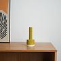 Decorative Vase Ceramic Olive Green 1970s 6