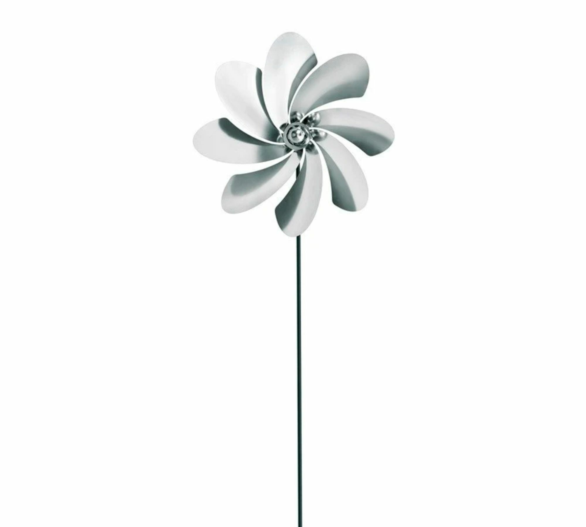 Viento Windrad Metall Silber 1