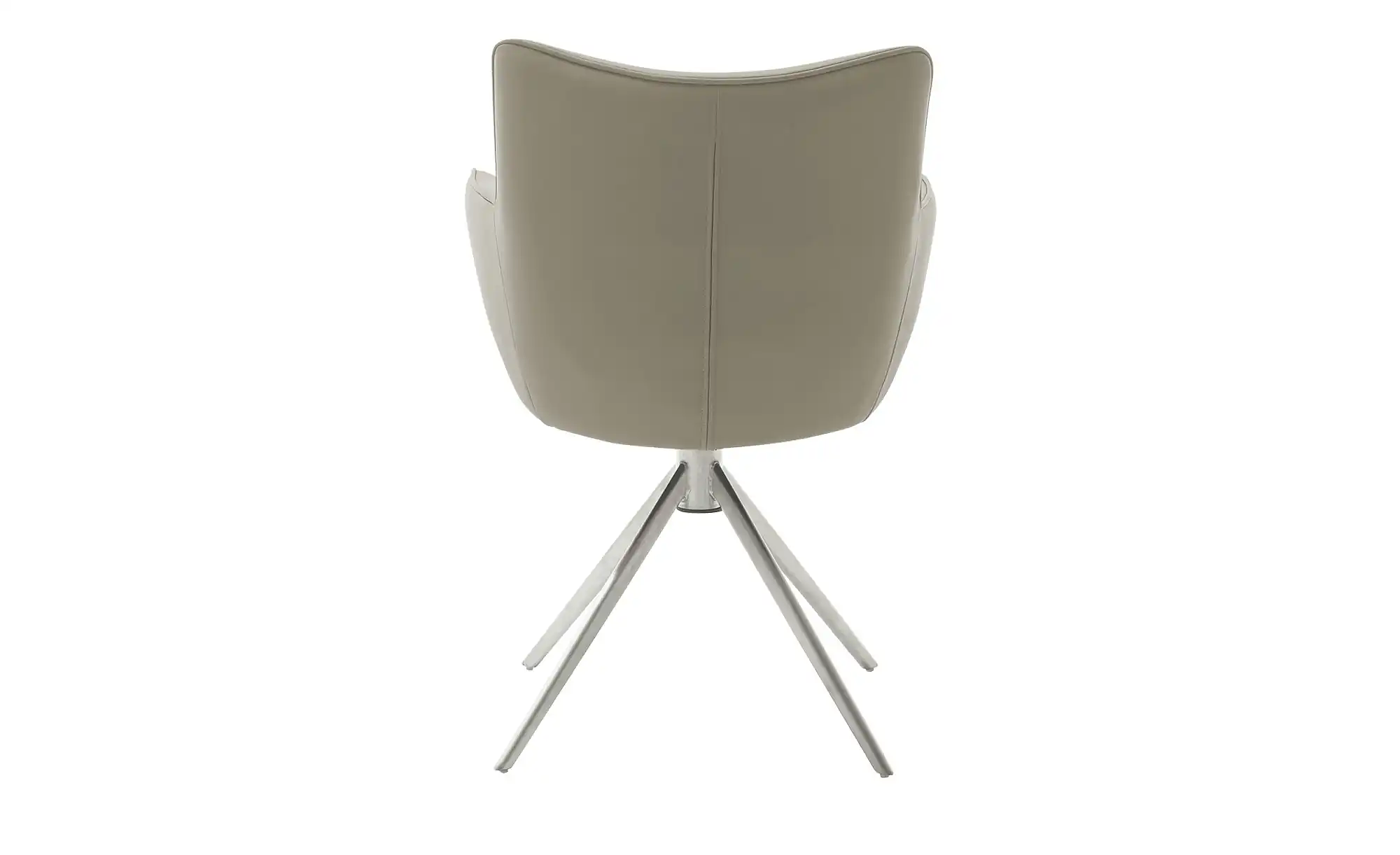 Remona Sedia con braccioli girevole pelle crema 3