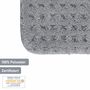 Microfaser Badematte Grau 50 x 80 cm 4