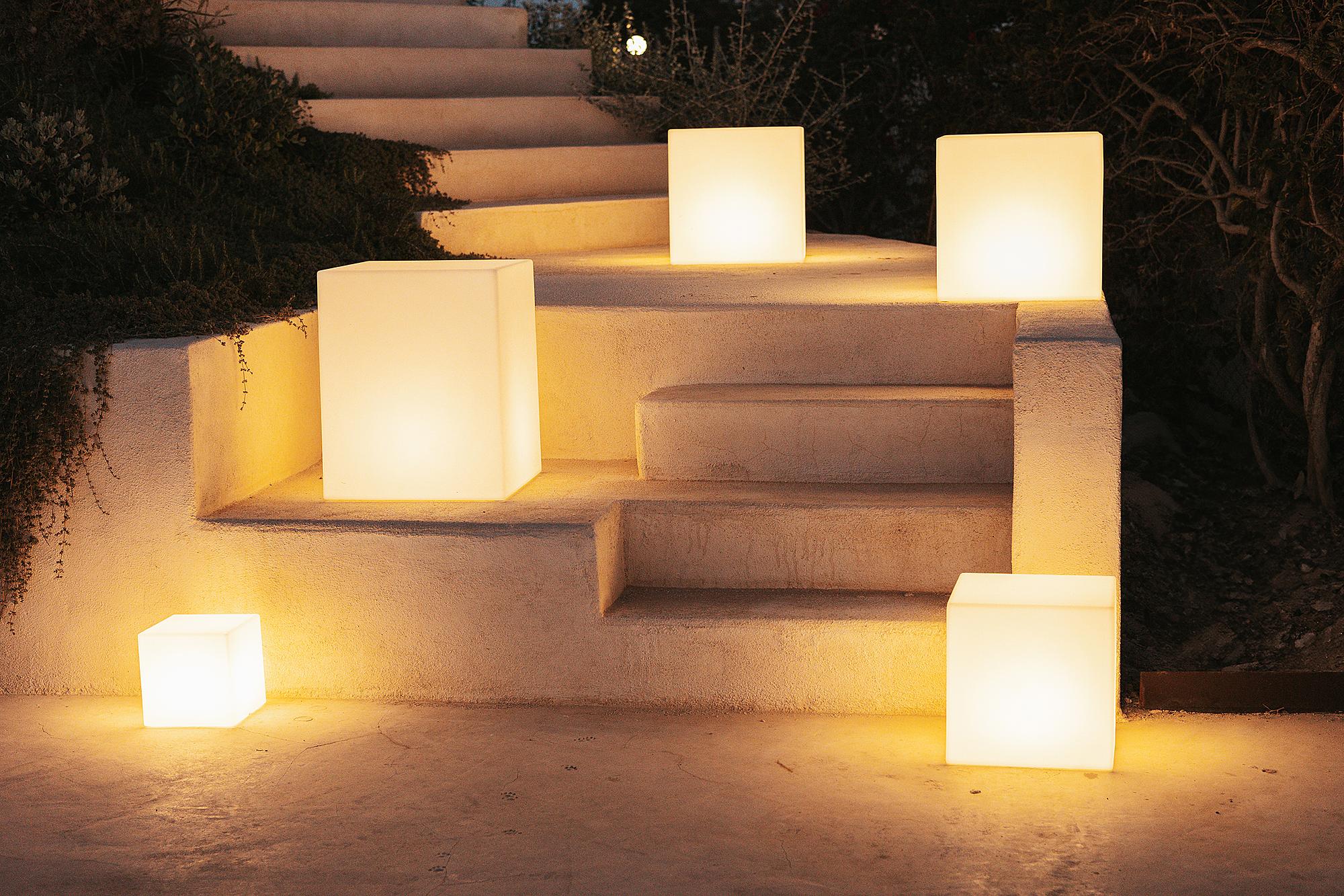 Cuby Typ A Solarwegeleuchte Weiß 43x43 cm 2