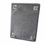 Hocker mit Schlaffunktion Wolle Holz Grau 7