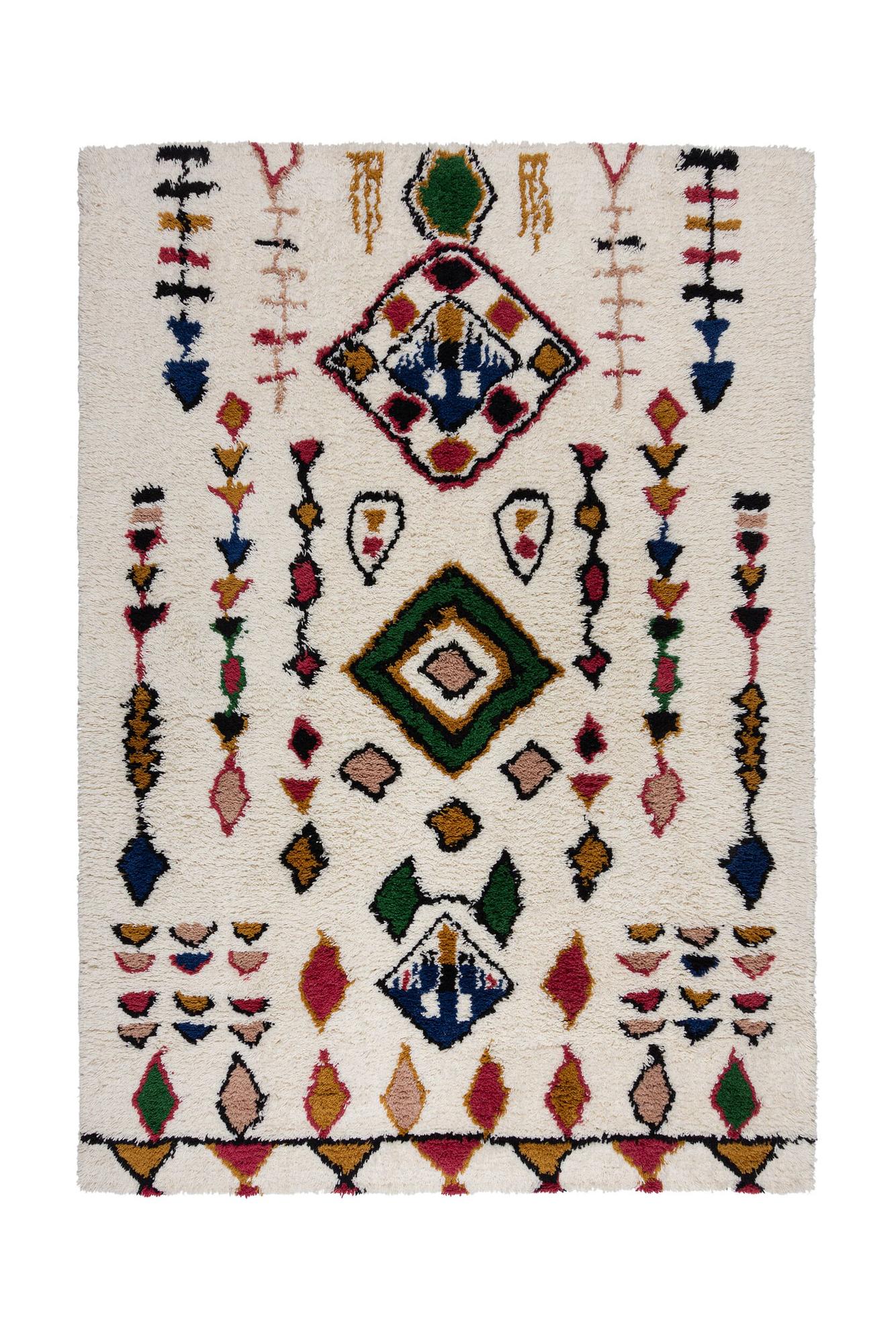 Fes Shaggy Teppich Wolle 160x230cm 0