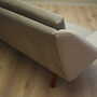 Sofa 3-seater textile gray 1980s 7