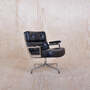 Lobby Chair ES 108 Schwarz Leder 4