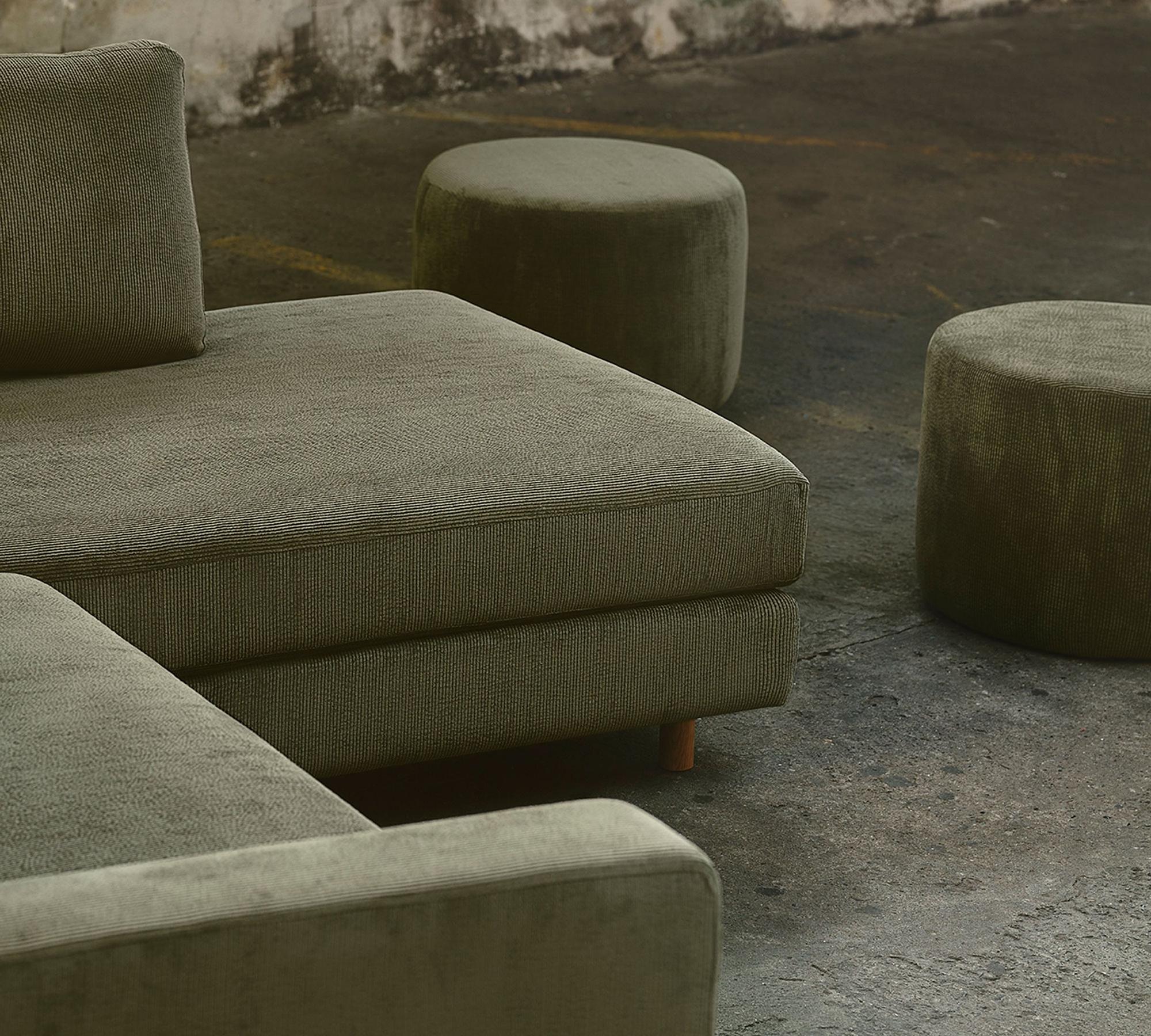 Douglas Sofa Récamiere Rechts Free Sage Kordstoff 4