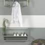 Schuhschrank Metall Grau 4