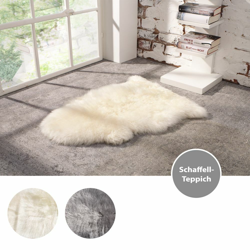 Schaffell Teppich Ivory 2