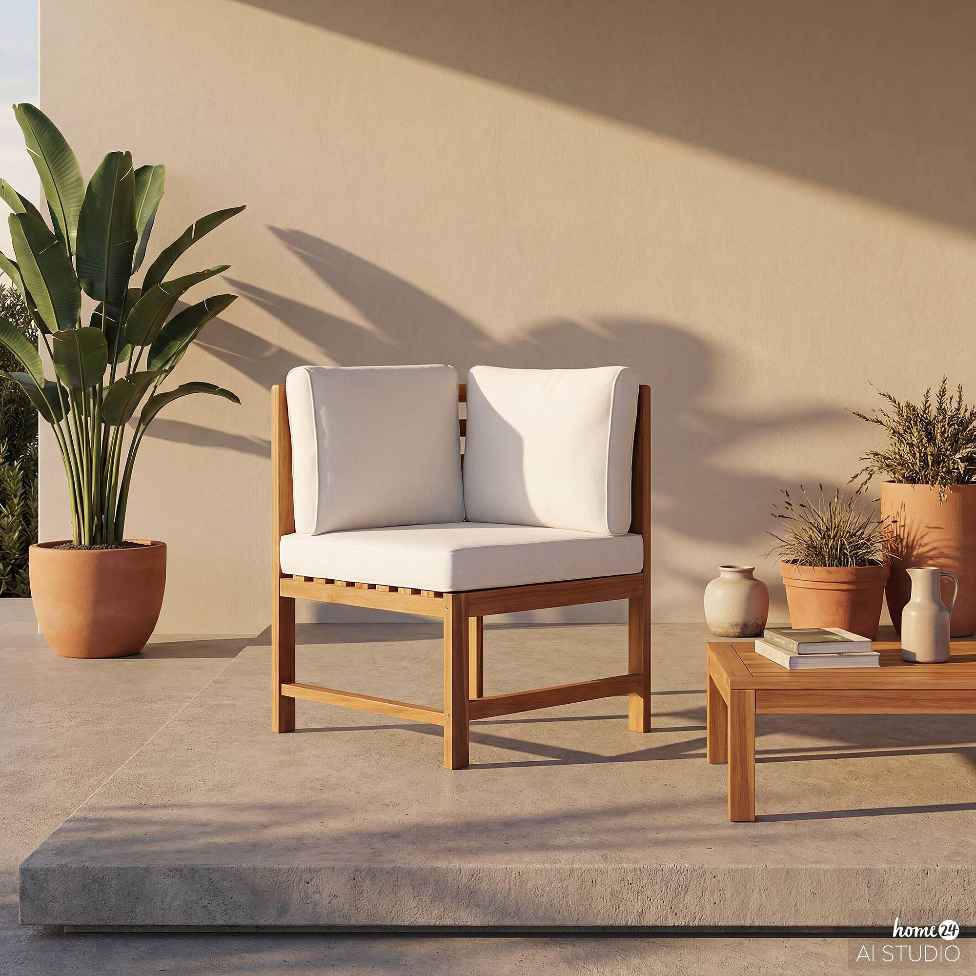Dining Corner Element Bayton Acacia Beige 3