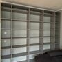 Gryd Bücherregal Holz Grau 4