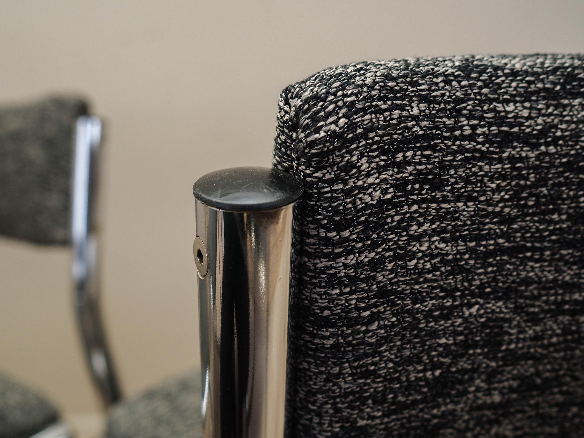 6x Chair Set Wood Brown 1980s 10