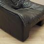 Armchair Leather Black 1960s 12