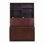 Mahogany bookcase 1970s 0