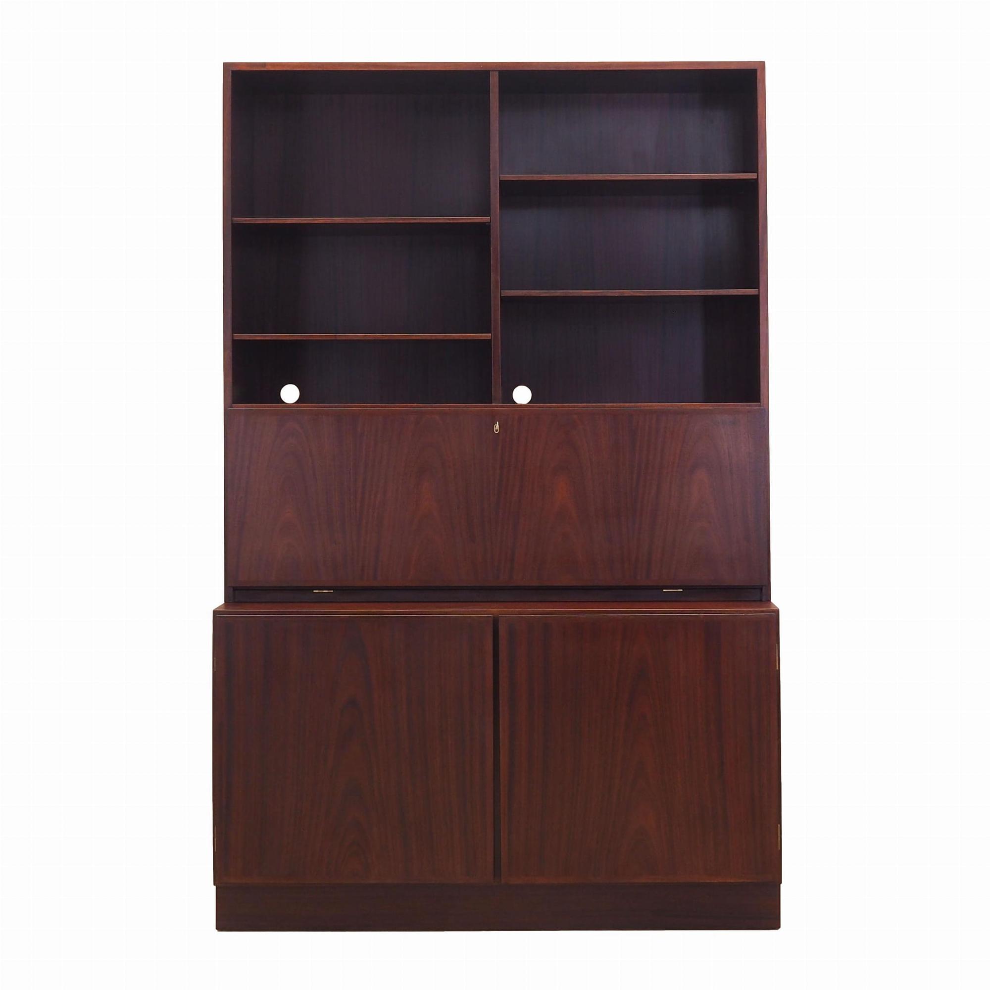 Mahogany bookcase 1970s 0