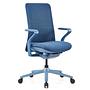 VERVIO Bürostuhl Netzstoff Blau 0