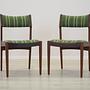 2er Set Teak-Stühle  1970er Jahre 13