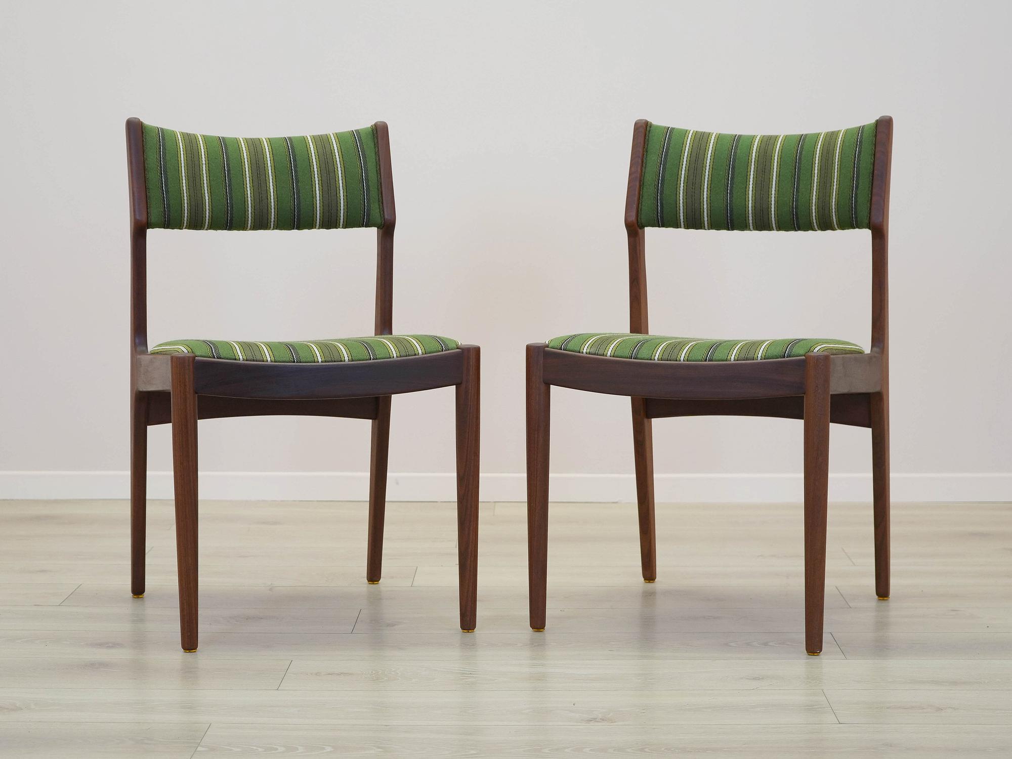 2er Set Teak-Stühle  1970er Jahre 13