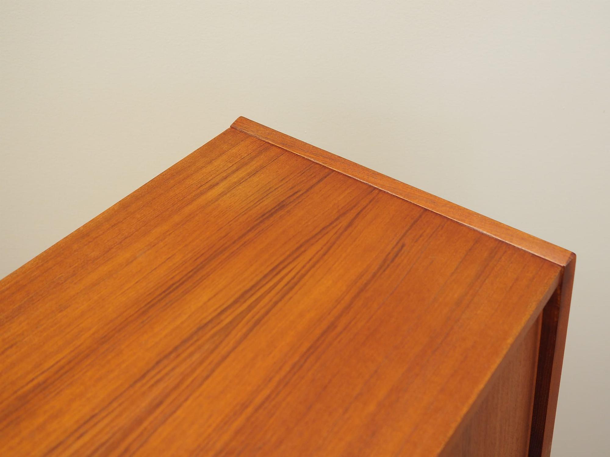 Vintage Sideboard legno di teak marrone anni '60 10