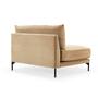 Vincent 1-Sitzer Sofamodul Velour Matt Beige 3