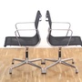 Alu Chair EA 108 Drehbar Netzgewebe Schwarz 4