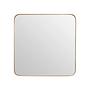 Tia Medium Gold Finish Quadratischer Wandspiegel
 0