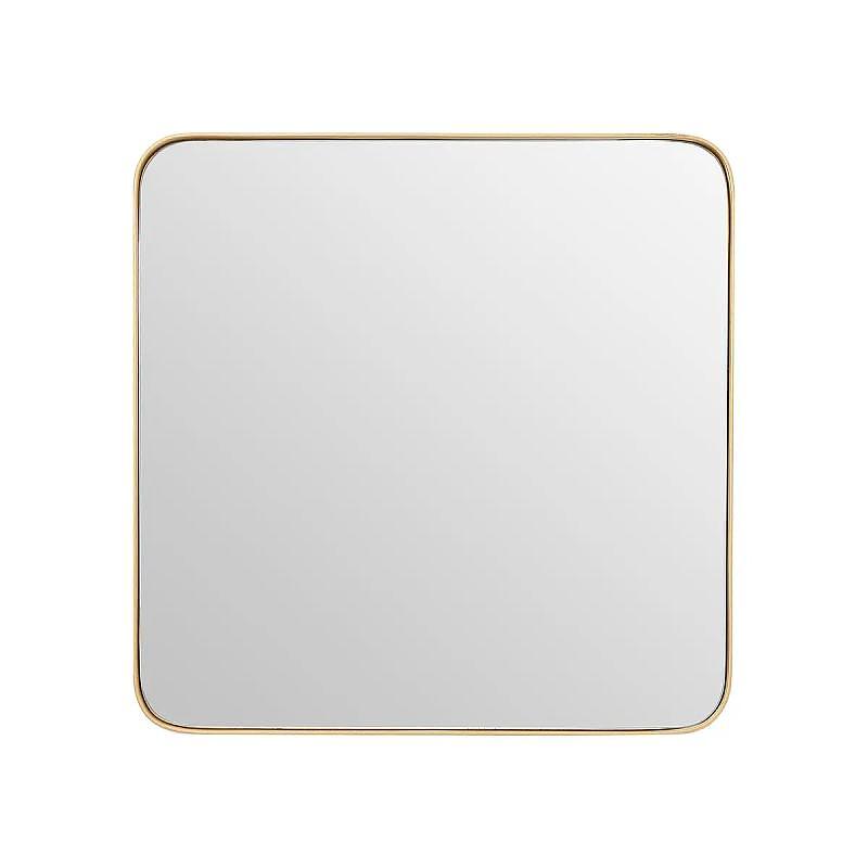 Tia Medium Gold Finish Quadratischer Wandspiegel
 0