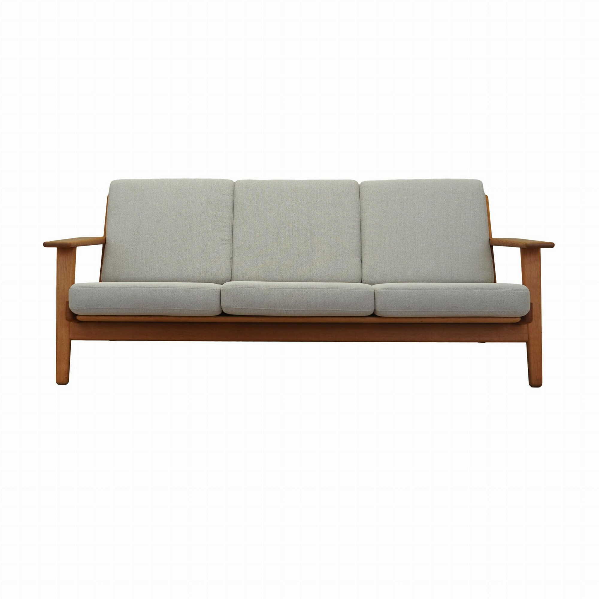 Sofa Holz Grau 1960er Jahre 0