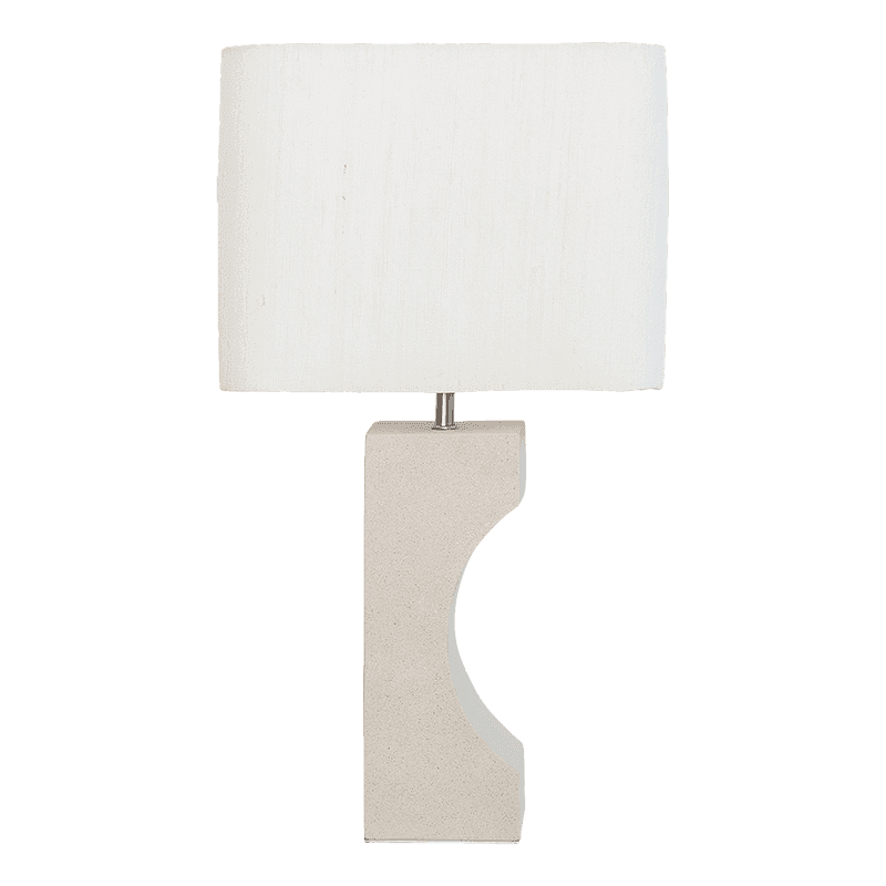 Fiocco Tischlampe Keramik Sand / Off-White 0