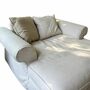 Sofa 1-Sitzer Baumwolle Beige 3